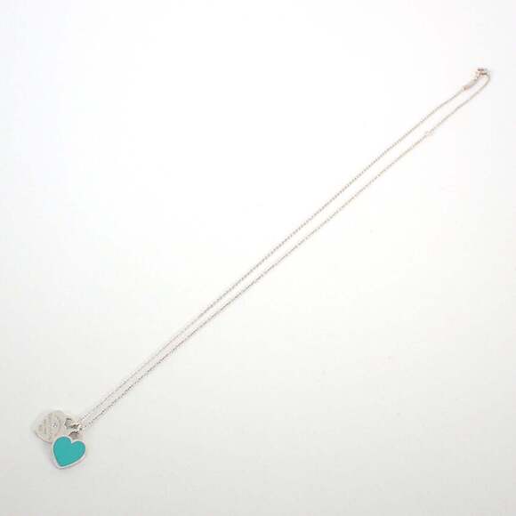 TIFFANY Authentic Silver Heart Necklace - Picture 5 of 10